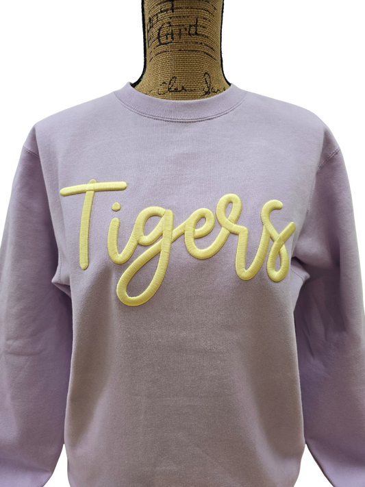 Tigers Embroidered Puff I.T.Co. Crewneck