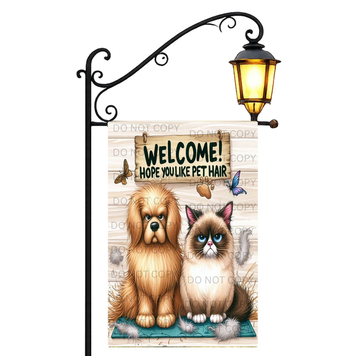 2601 Animal Garden Flag