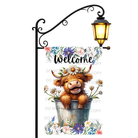 2607 Animal Garden Flag