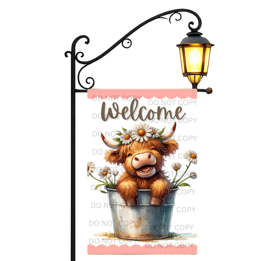 2608 Animal Garden Flag