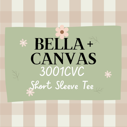 Bella+Canvas 3001CVC Short Sleeve Tee