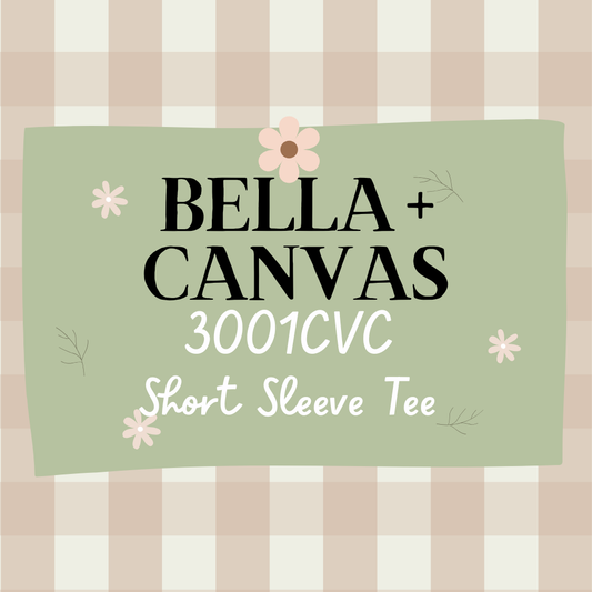 Bella+Canvas 3001CVC Short Sleeve Tee