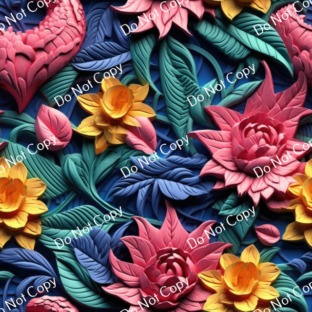 HTV 3D Floral Sculptures PPV
