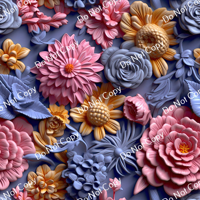 HTV 3D Floral Sculptures PPV