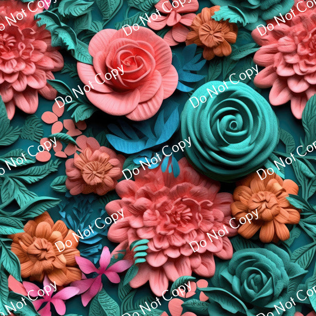 HTV 3D Floral Sculptures PPV