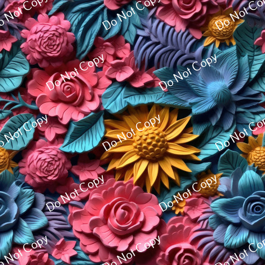 HTV 3D Floral Sculptures PPV