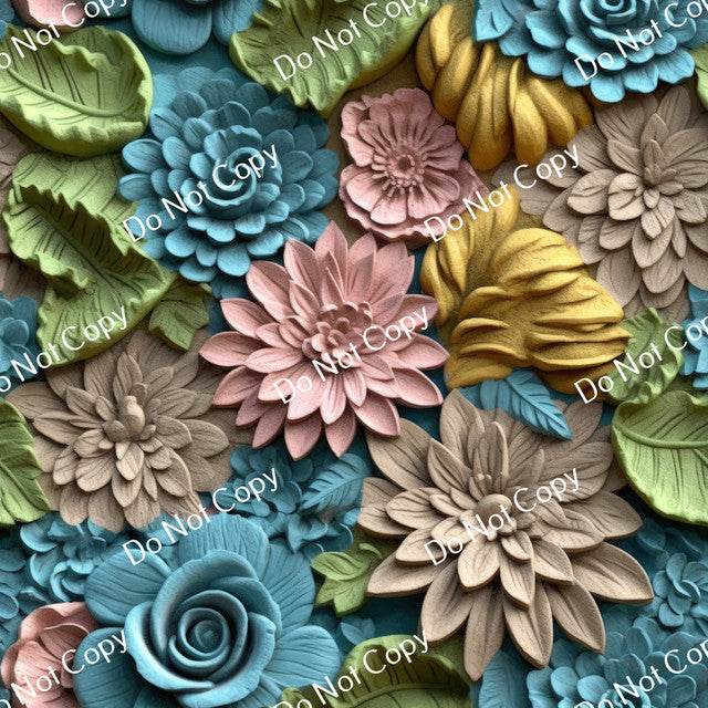 HTV 3D Floral Sculptures PPV