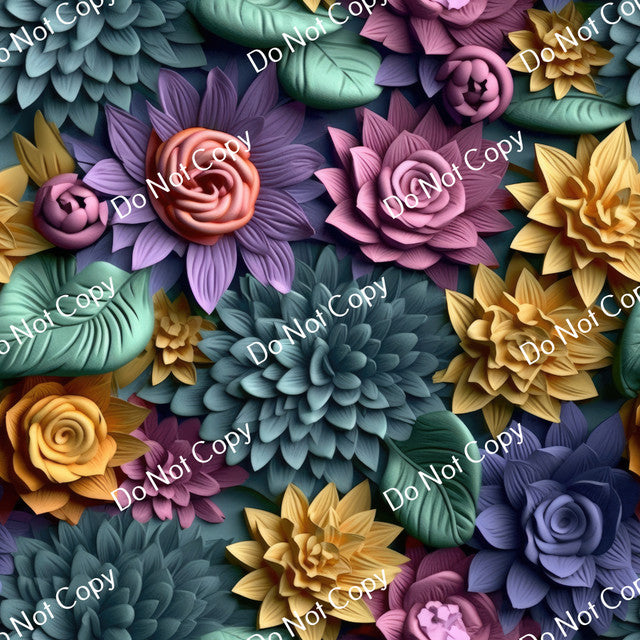 HTV 3D Floral Sculptures PPV