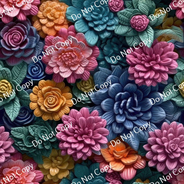HTV 3D Floral Sculptures PPV