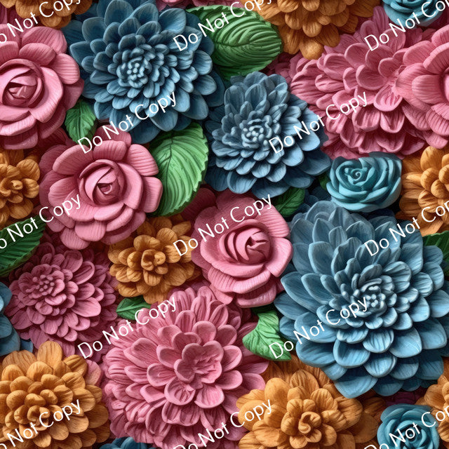 HTV 3D Floral Sculptures PPV
