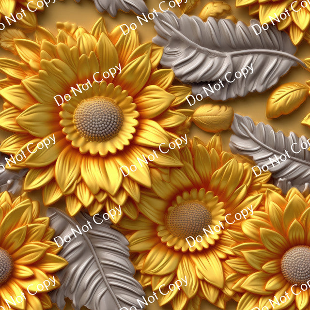HTV 3D Sunflowers PPV