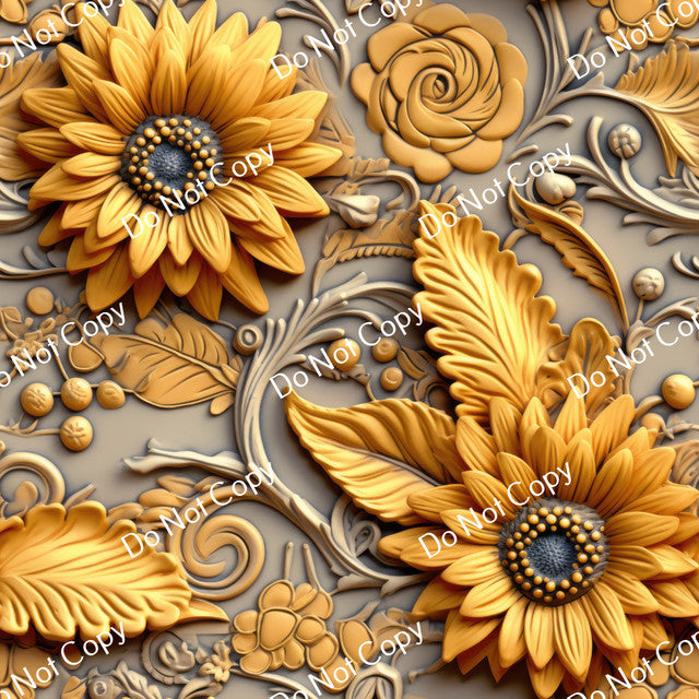 HTV 3D Sunflowers PPV
