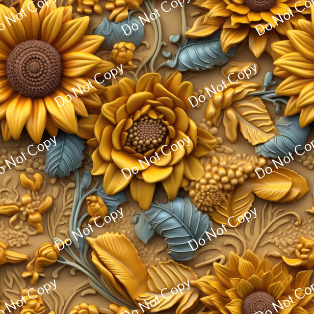 HTV 3D Sunflowers PPV