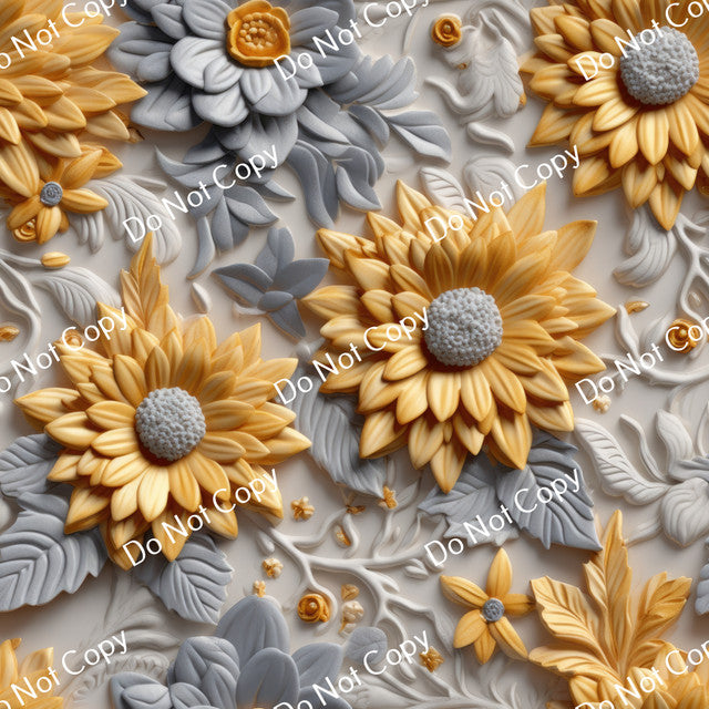 HTV 3D Sunflowers PPV