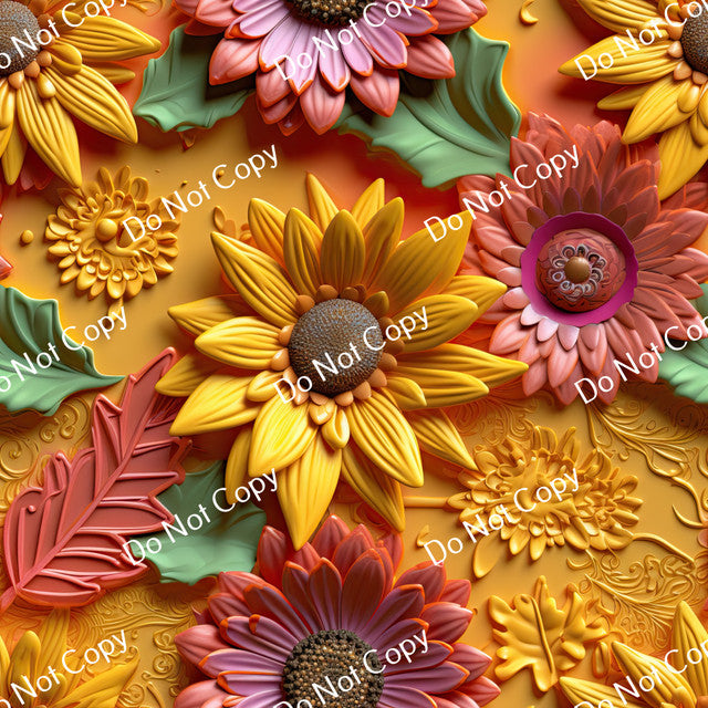 HTV 3D Sunflowers PPV