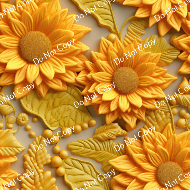HTV 3D Sunflowers PPV
