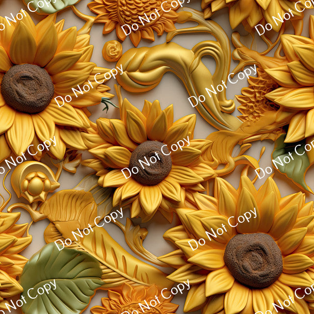HTV 3D Sunflowers PPV