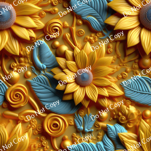 HTV 3D Sunflowers PPV