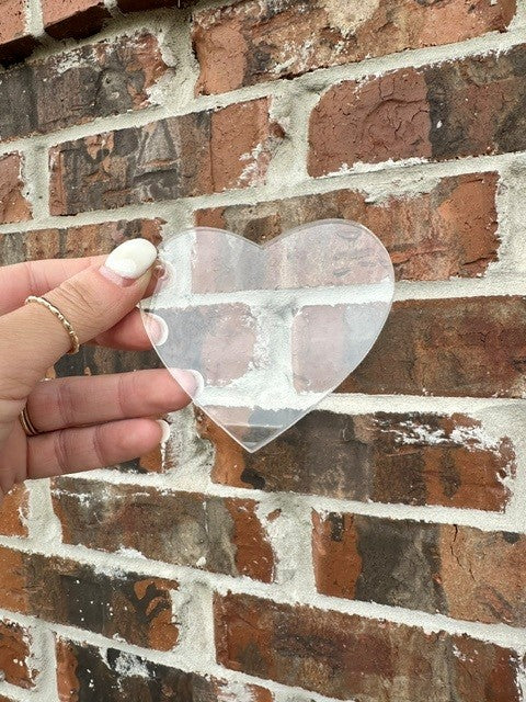 2.5" Acrylic Heart Keychain