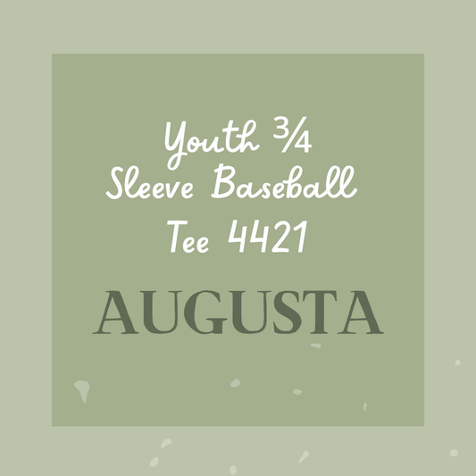 3/4 Sleeve Youth Baseball Tee 4421