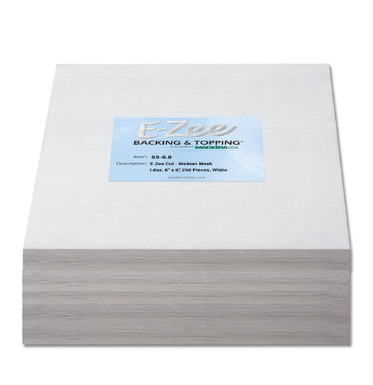 8x8 White 250pk E-ZEE Cut Weblon Mesh 1.6
