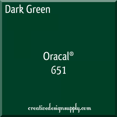 12" Dark Green Oracal 651