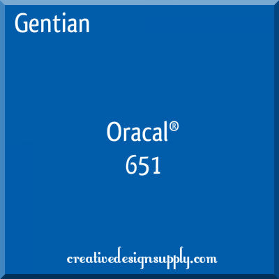 12" Gentian Oracal 651
