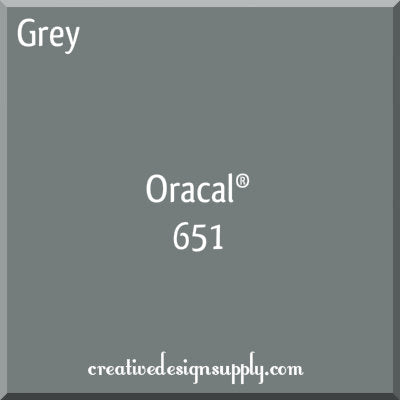 12" Grey Oracal 651