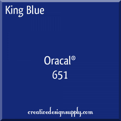 12" King Blue Oracal 651
