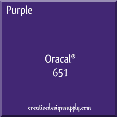 12" Purple Oracal 651