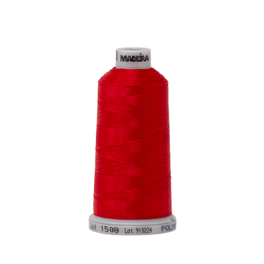 1508 Red PolyNeon 40 Embroidery Thread