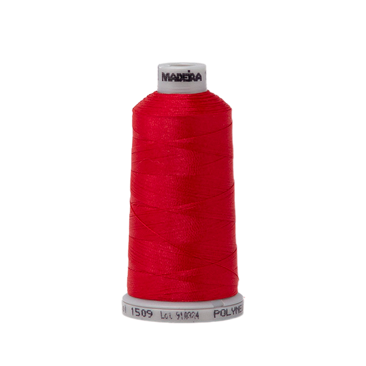 1509 Red PolyNeon 40 Embroidery Thread
