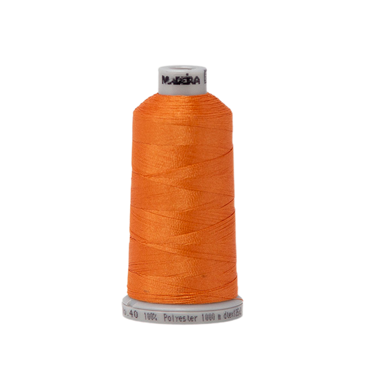 1521 Orange PolyNeon 40 Embroidery Thread