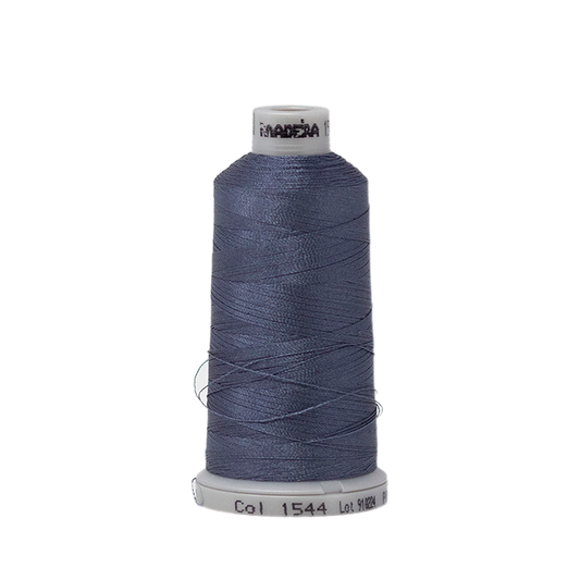1544 Blue Gray PolyNeon 40 Embroidery Thread