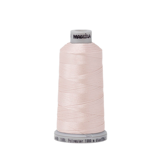 1554 Beige Pink PolyNeon 40 Embroidery Thread
