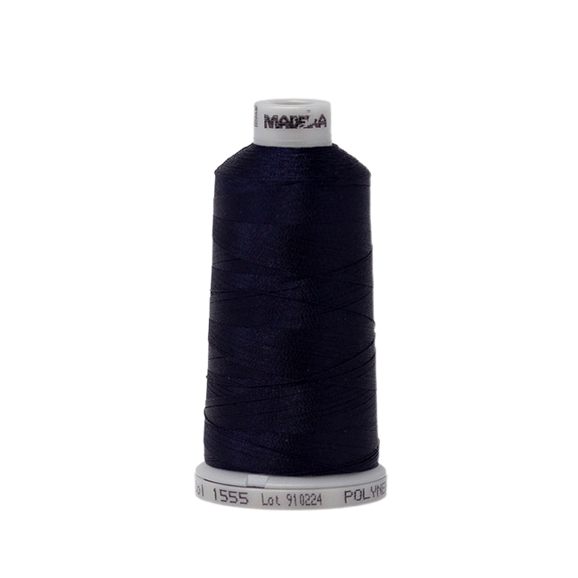 1555 Blue PolyNeon 40 Embroidery Thread