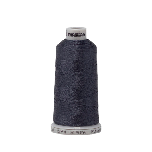 1564 Grey PolyNeon 40 Embroidery Thread