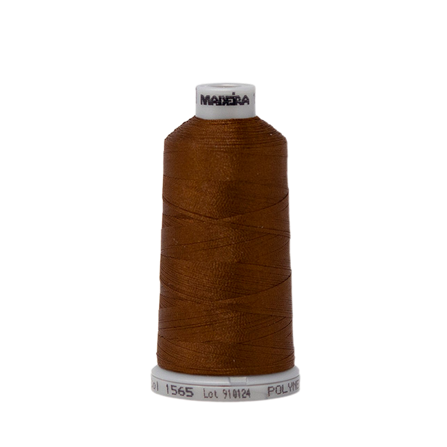 1565 Brown PolyNeon 40 Embroidery Thread