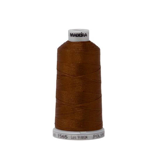 1565 Brown PolyNeon 40 Embroidery Thread