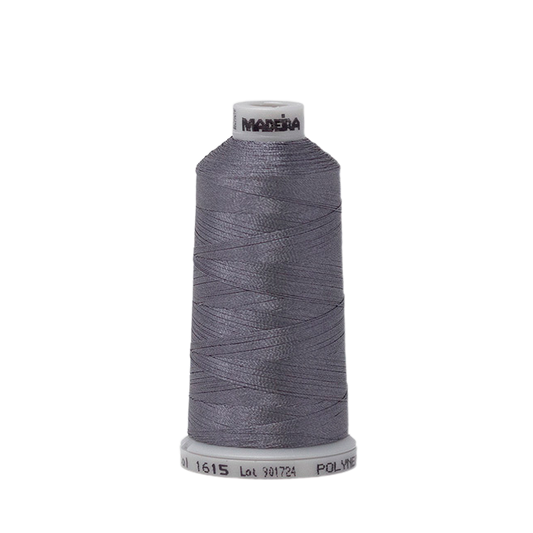 1615 Gray PolyNeon 40 Embroidery Thread