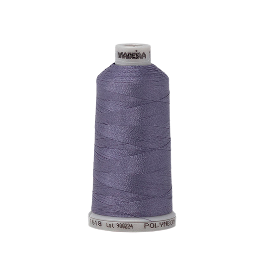 1618 Gray PolyNeon 40 Embroidery Thread