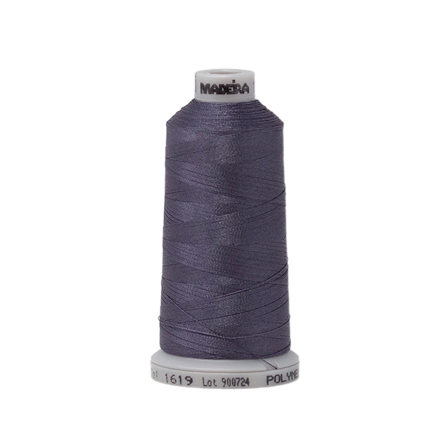 1619 Blue Gray PolyNeon 40 Embroidery Thread