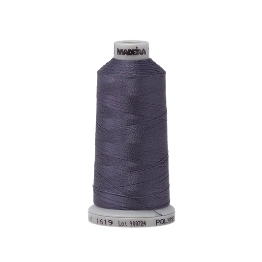 1619 Blue Gray PolyNeon 40 Embroidery Thread