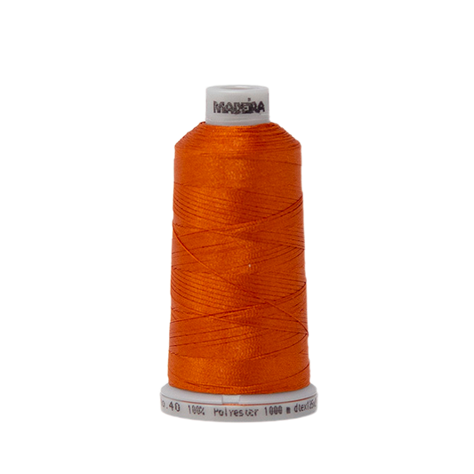 1621 Brown Orange PolyNeon 40 Embroidery Thread