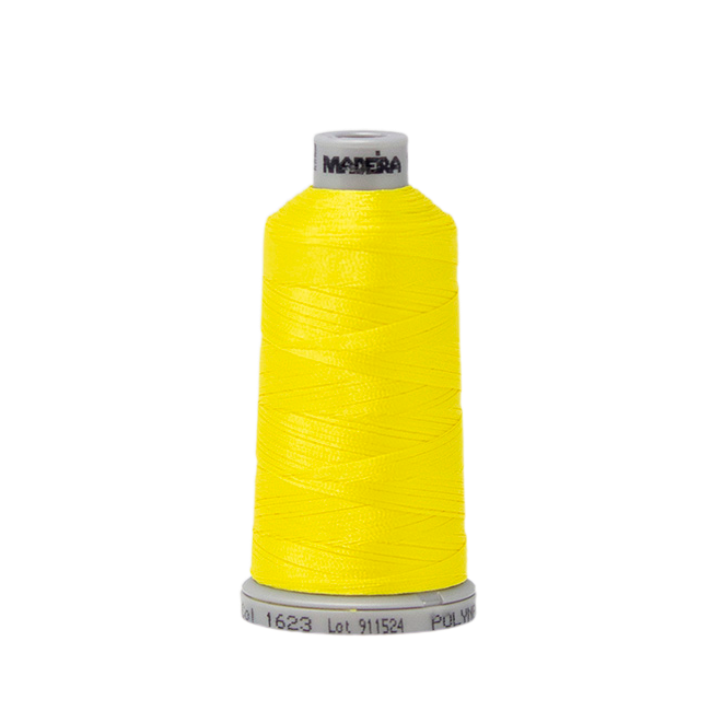 1623 Yellow PolyNeon 40 Embroidery Thread