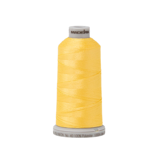1626 Yellow PolyNeon 40 Embroidery Thread