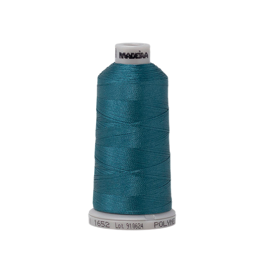 1652 Blue Green PolyNeon 40 Embroidery Thread