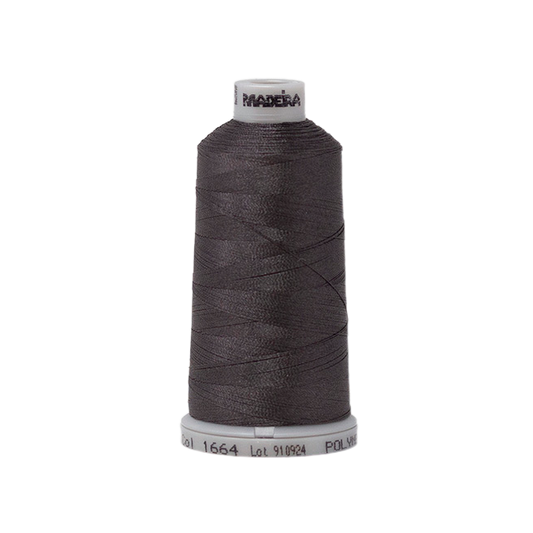 1664 Gray PolyNeon 40 Embroidery Thread