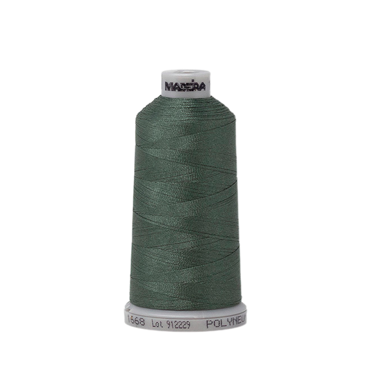 1668 Green PolyNeon 40 Embroidery Thread