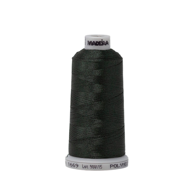 1669 Green PolyNeon 40 Embroidery Thread